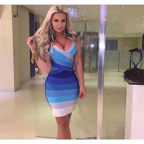 good quality blue gradient square collor bandage dress party evening elegant dress 210302, Black;gray
good quality blue gradient square collor bandage dress party evening elegant dress 210302, Black;gray