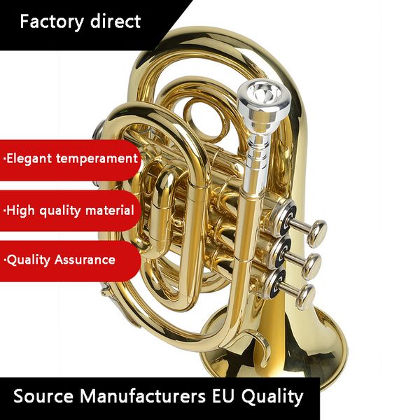 palm trumpet b-flat palm trumpet pocket trumpet cornet three-key small three-tone 
palm trumpet b-flat palm trumpet pocket trumpet cornet three-key small three-tone