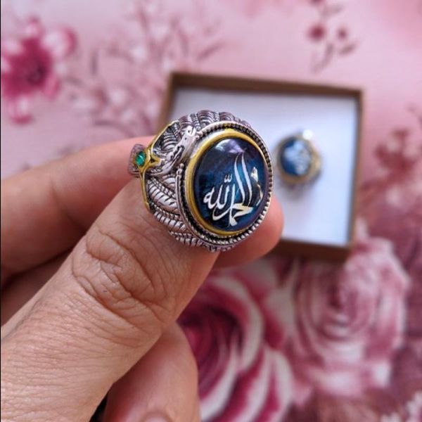 cluster rings retro lotus dagger muslim rune pattern ring men's fashion metal crystal inlaid religious accessories party jewelry, Golden;silver
cluster rings retro lotus dagger muslim rune pattern ring men's fashion metal crystal inlaid religious accessories party jewelry, Golden;silver