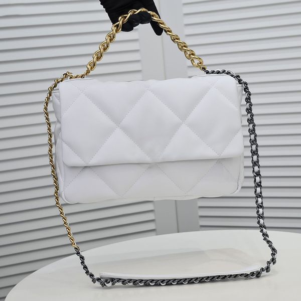 2022ss 19 jumbo classic flap white quilted bags two-tone chain crossbody shoudler large capacity tote handbags luxury designer outdoor sacoc
2022ss 19 jumbo classic flap white quilted bags two-tone chain crossbody shoudler large capacity tote handbags luxury designer outdoor sacoc