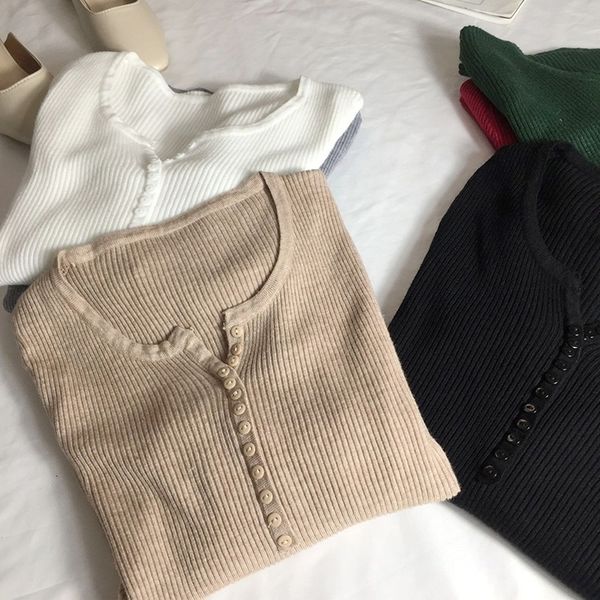 retro slim v neck tight fitting pullover inner sweater women thin long sleeve knitted basic autumn and winter, White
retro slim v neck tight fitting pullover inner sweater women thin long sleeve knitted basic autumn and winter, White