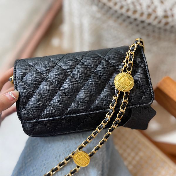 luxury gold coin chain shoulder bag classic quilted designer handbags outdoor sacoche leather handbags retro messenger shopping totes lady f
luxury gold coin chain shoulder bag classic quilted designer handbags outdoor sacoche leather handbags retro messenger shopping totes lady f