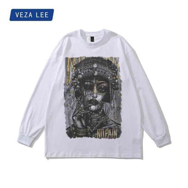 veza x tkpa men's autumn winter couple's white long sleeve t-shirt ghost bride print round neck pullover men, Black
veza x tkpa men's autumn winter couple's white long sleeve t-shirt ghost bride print round neck pullover men, Black