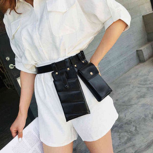 2 pcs women waist bag hip hop leather belt s tactical crossbody chest female fanny pack small designer luxury pocket 220531
2 pcs women waist bag hip hop leather belt s tactical crossbody chest female fanny pack small designer luxury pocket 220531