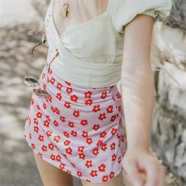 mini high waist a line floral satin short kawaii skirts womens pink skirt 210315, Black
mini high waist a line floral satin short kawaii skirts womens pink skirt 210315, Black