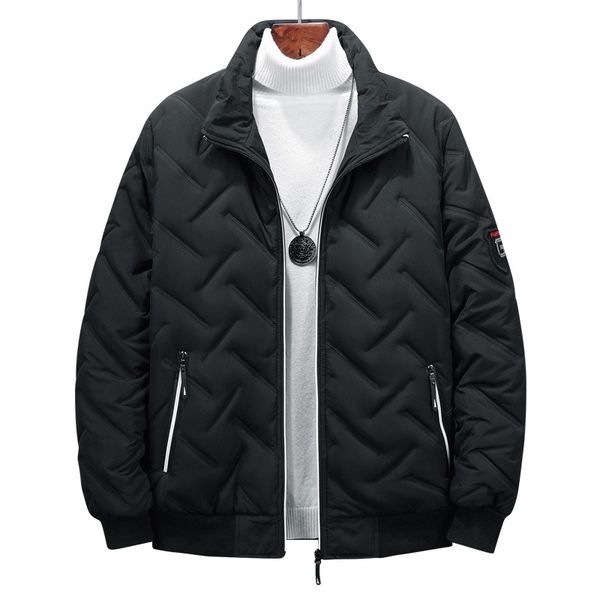male down parkas jacket oversized casual thick coat men outerwear zipper baseball flight coats, Black
male down parkas jacket oversized casual thick coat men outerwear zipper baseball flight coats, Black