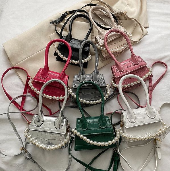 luxury kids pearl chain handbags designer girls stone grain crossbody bag children metal letter single shoulder bags women mini purse a8708, Black
luxury kids pearl chain handbags designer girls stone grain crossbody bag children metal letter single shoulder bags women mini purse a8708, Black
