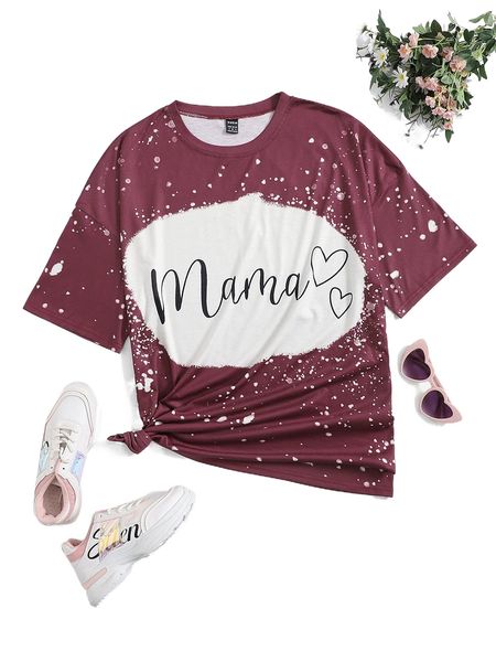 l.etter & heart graphic t.-shirt w2at#, White