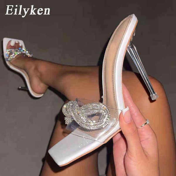 slippers eilyken fashion butterfly-knot crystal thin high heel women ladies pvc transparent rhinestone square toe slides shoes 220329, Black
slippers eilyken fashion butterfly-knot crystal thin high heel women ladies pvc transparent rhinestone square toe slides shoes 220329, Black