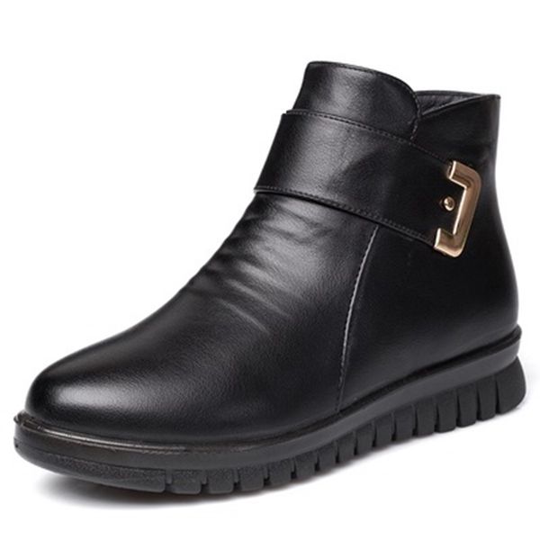 zzpohe fashion winter shoes genuine leather ankle flat casual comfortable warm woman snow boots y200115, Black
zzpohe fashion winter shoes genuine leather ankle flat casual comfortable warm woman snow boots y200115, Black