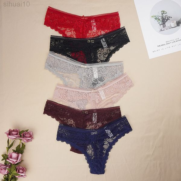 3 pcs/parties new thong briefs underwear women lace seamless tanga see through hollow out womens g string erotic panty l220801, Black;pink
3 pcs/parties new thong briefs underwear women lace seamless tanga see through hollow out womens g string erotic panty l220801, Black;pink