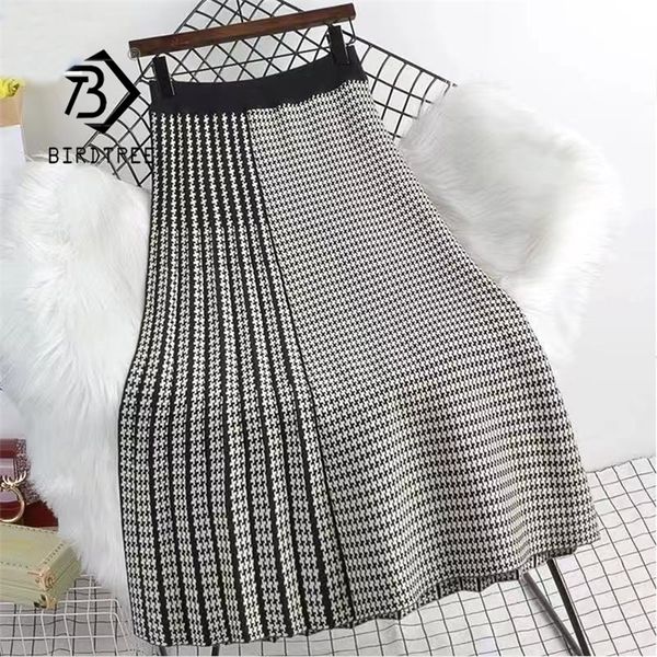 autumn winter women houndstooth patchwork 80cm midi skirts elastic high waist pleated vintage casual fashion skirt lady b17702x 220317, Black
autumn winter women houndstooth patchwork 80cm midi skirts elastic high waist pleated vintage casual fashion skirt lady b17702x 220317, Black