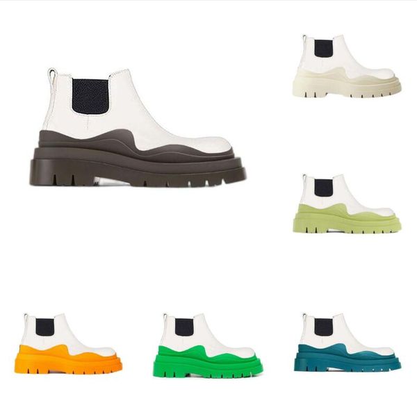 two tone tire chelsea boots women platform chunky boot lady luxe design men calf desiger low calfskin slip-on style round toe boots white+gr, Black
two tone tire chelsea boots women platform chunky boot lady luxe design men calf desiger low calfskin slip-on style round toe boots white+gr, Black