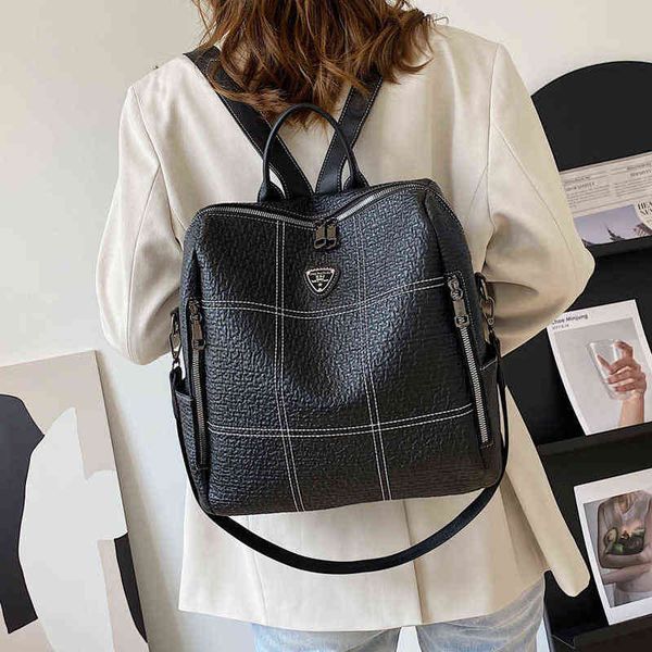 women's bag trend soft leather shoulder bag girl ladies backpack woman women's bag220505
women's bag trend soft leather shoulder bag girl ladies backpack woman women's bag220505