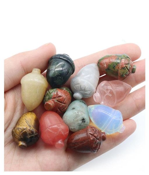 reiki healing chakra natural stone acorn ornaments quartz mineral crystal tumbled gemstone hand piece home decoration jewelry making acc, Black
reiki healing chakra natural stone acorn ornaments quartz mineral crystal tumbled gemstone hand piece home decoration jewelry making acc, Black