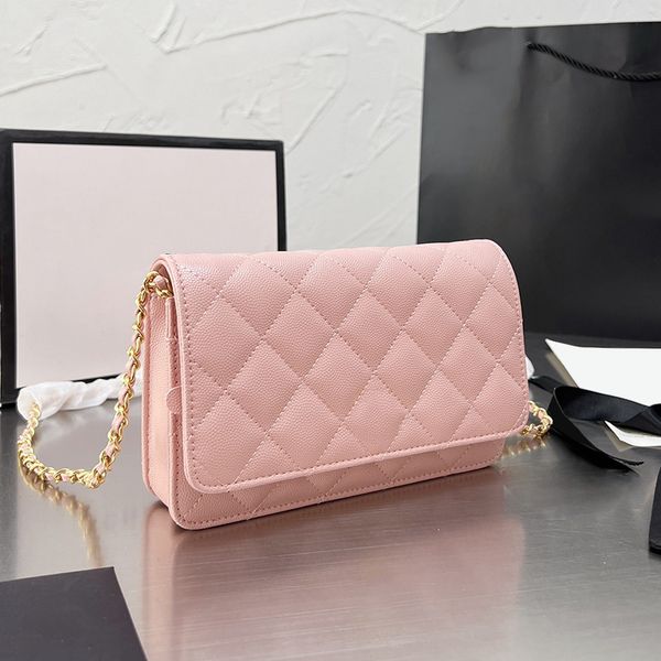 2022ss luxury desgner womens caviar leather wallet on chain bags calfskin gold metal hardware matelasse chain crossbody shoulder pochette sa
2022ss luxury desgner womens caviar leather wallet on chain bags calfskin gold metal hardware matelasse chain crossbody shoulder pochette sa