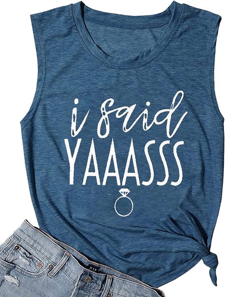 tank finger diamond ring honeymoon sleeveless shirts women engagement wedding vacation party vest tees z5zh#, White
tank finger diamond ring honeymoon sleeveless shirts women engagement wedding vacation party vest tees z5zh#, White