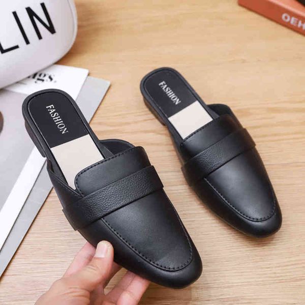 dres shoe mule women shoe luxury slide slipper 2022 loafer cover toe designer new summer soft fashion 220723, Black
dres shoe mule women shoe luxury slide slipper 2022 loafer cover toe designer new summer soft fashion 220723, Black
