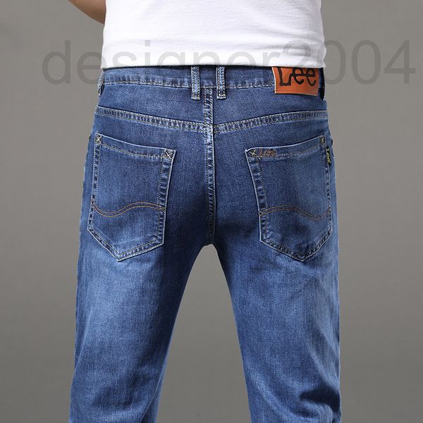 men's jeans designer leedex jeans men's summer thin slim small straight tube youth popular high-end pants dyhc, Blue
men's jeans designer leedex jeans men's summer thin slim small straight tube youth popular high-end pants dyhc, Blue