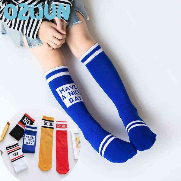 new arrivals autumn winter children knee-high socks letter fashion cotton knee kids no heel red blue yellow l220716, Pink;yellow
new arrivals autumn winter children knee-high socks letter fashion cotton knee kids no heel red blue yellow l220716, Pink;yellow