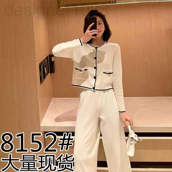 women's tracksuits designer 8152# spring 2022 new hong kong style small fragrance two piece cardigan wide leg pants fashion suit k48v, Gray
women's tracksuits designer 8152# spring 2022 new hong kong style small fragrance two piece cardigan wide leg pants fashion suit k48v, Gray
