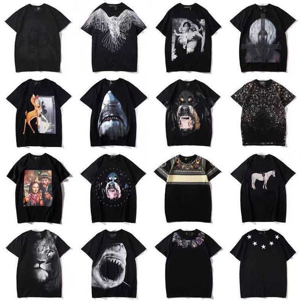 28 men's designer t-shirts 100% cotton summer european and american fashion jacket antisocial dark shadow great white dog print short, White;black
28 men's designer t-shirts 100% cotton summer european and american fashion jacket antisocial dark shadow great white dog print short, White;black