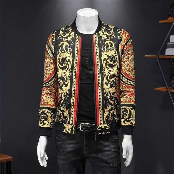 luxury gold print bomber jacket men royal men casual coats windbreaker clothes streetwear social men's jacket 201127, Black;brown
luxury gold print bomber jacket men royal men casual coats windbreaker clothes streetwear social men's jacket 201127, Black;brown