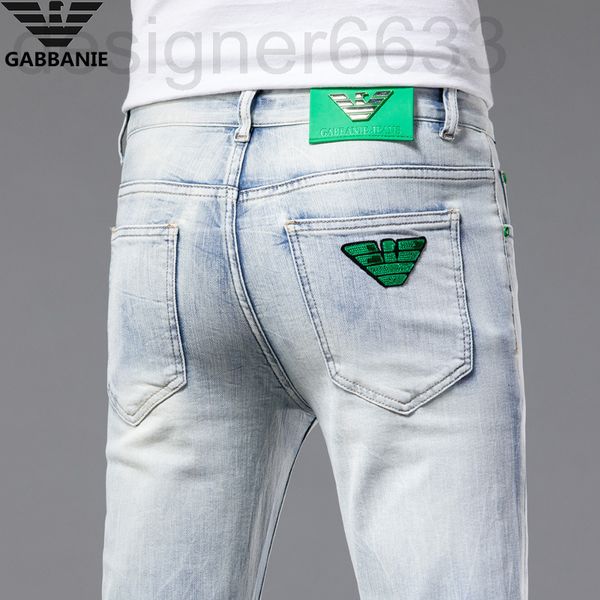 men's jeans designer korean fashion young light cotton slim pants in spring crel, Blue
men's jeans designer korean fashion young light cotton slim pants in spring crel, Blue
