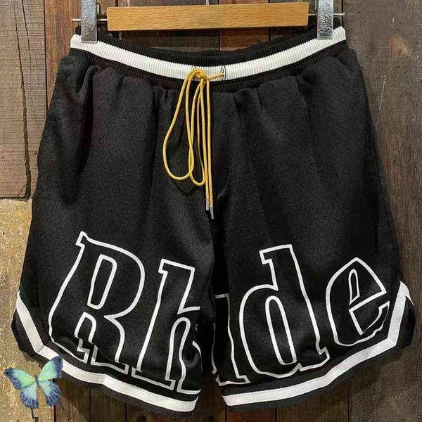 big elastics long string rhude 23ss new mesh fabric patchwork high street shorts sports training beach pants qv91, White;black
big elastics long string rhude 23ss new mesh fabric patchwork high street shorts sports training beach pants qv91, White;black