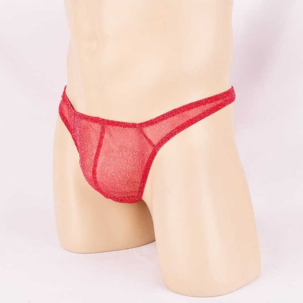 2022 adultshop yezimei men' transparent flash triangle underwear perspective tulle thong, Red;black
2022 adultshop yezimei men' transparent flash triangle underwear perspective tulle thong, Red;black
