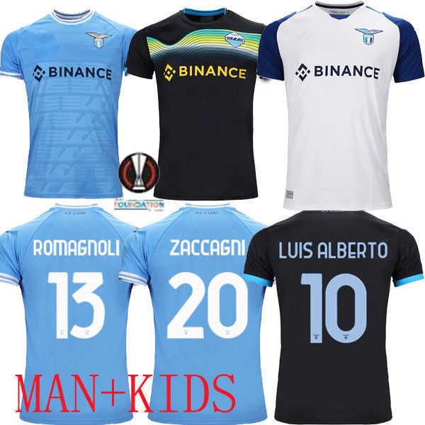 22 23 lazio immobile soccer jersey maglie 2022 romagnoli immobile luis bastos sergej badelj lucas j.correa zaccagni marusic home away kids, Black;yellow
22 23 lazio immobile soccer jersey maglie 2022 romagnoli immobile luis bastos sergej badelj lucas j.correa zaccagni marusic home away kids, Black;yellow