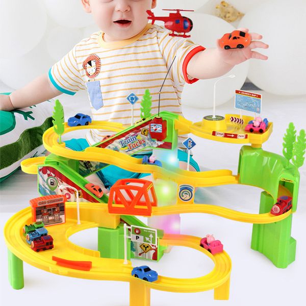 race track toys set flexible magical racing track railway car hanging bridge toy for boys girls gift
race track toys set flexible magical racing track railway car hanging bridge toy for boys girls gift