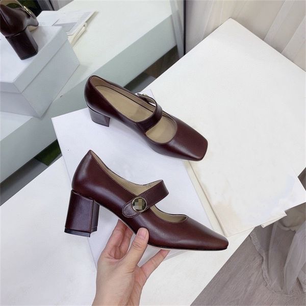 slippers high heels spring thick small leather shoes square head mary jane women's shallow mouth french single zcs3, Black
slippers high heels spring thick small leather shoes square head mary jane women's shallow mouth french single zcs3, Black