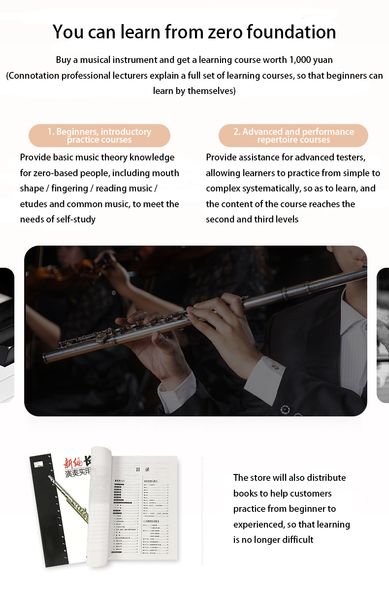 flute musical instrument 16 open and closed hole students children beginners entry-level c-tune
flute musical instrument 16 open and closed hole students children beginners entry-level c-tune