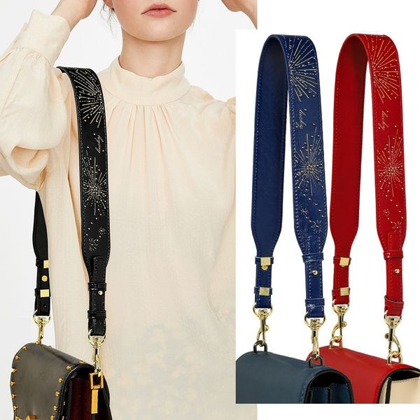 al womens fashion bag strap luxury strap for handbags handles belt bags wide shoulder bag straps fireworks pasek do torebki 210302, Black
al womens fashion bag strap luxury strap for handbags handles belt bags wide shoulder bag straps fireworks pasek do torebki 210302, Black