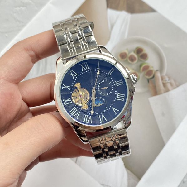 2023 new luxury mens watches five stitches series tourbillon automatic mechanical watch european luxury brand wristwatch steel strap, Slivery;brown
2023 new luxury mens watches five stitches series tourbillon automatic mechanical watch european luxury brand wristwatch steel strap, Slivery;brown