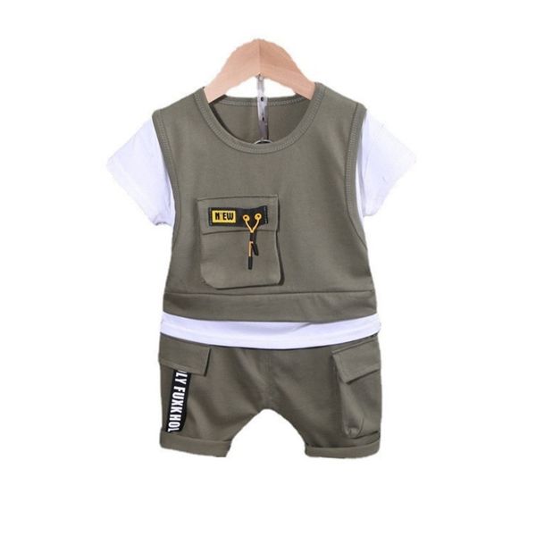 summer children girls fashion clothing baby boys cotton t shirt shorts 2pcssets kid infant clothes toddler casual tracksuit 220617, White
summer children girls fashion clothing baby boys cotton t shirt shorts 2pcssets kid infant clothes toddler casual tracksuit 220617, White