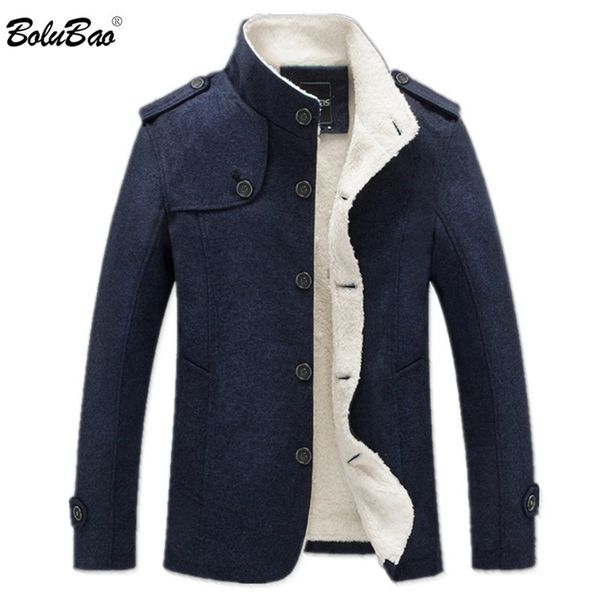 bolubao brand men casual wool blends coats men winter trendy wild fashion wool coat outdoor warm thick wool coats male 201128, Black
bolubao brand men casual wool blends coats men winter trendy wild fashion wool coat outdoor warm thick wool coats male 201128, Black