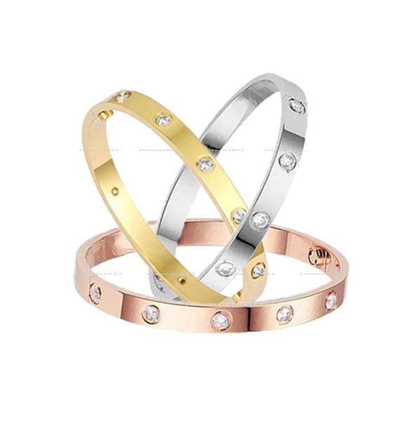 Love women's Bracelet Bangles Women Men 10CZ Titanium Steel Screw Screwdriver Bracelets Gold Silver Rose Bracelet Jewelry Never Fade Not Allergic with velvet bag
Love women's Bracelet Bangles Women Men 10CZ Titanium Steel Screw Screwdriver Bracelets Gold Silver Rose Bracelet Jewelry Never Fade Not Allergic with velvet bag
