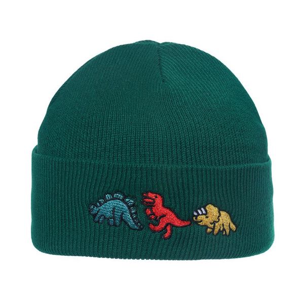 berets beanie dinosaur embroidery skullies knitted hats for winter women's hat autumn female caps warmeradies zzm046berets, Blue;gray