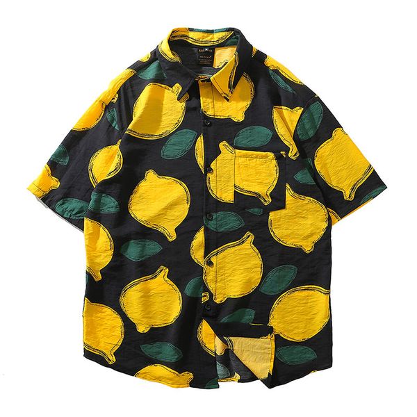 men's plus sizes loose shirts lemon printed hip-hop street short sleeve fruits printings, White;black
men's plus sizes loose shirts lemon printed hip-hop street short sleeve fruits printings, White;black
