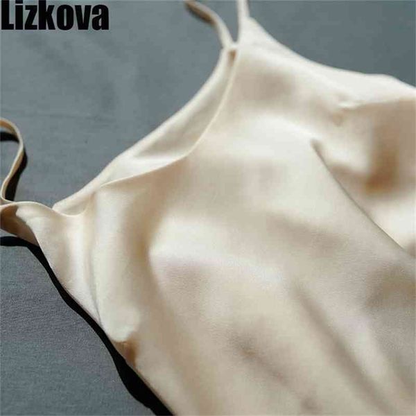 lizkova satin women v-neck spaghetti strap summer sleeveless soft holiday casual camisole 210401, White
lizkova satin women v-neck spaghetti strap summer sleeveless soft holiday casual camisole 210401, White