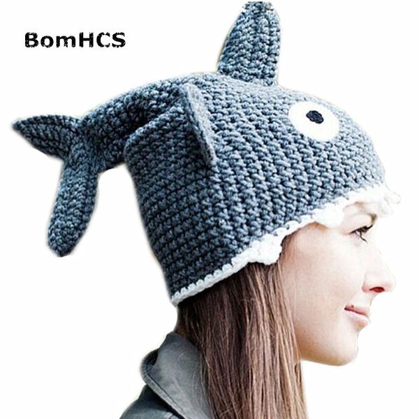 bomhcs novetly shark hat 100% handmade knit animal beanie for march party gift 220520, Blue;gray
bomhcs novetly shark hat 100% handmade knit animal beanie for march party gift 220520, Blue;gray