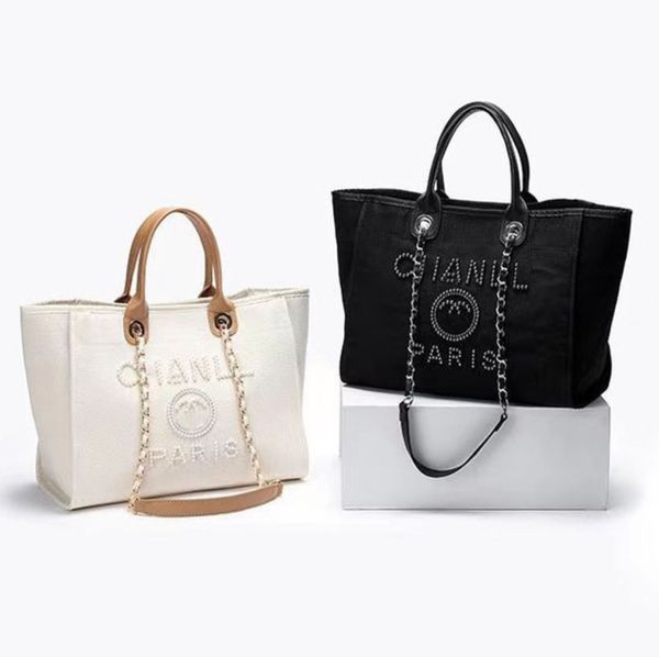 luxury classic brand ch beach bags canvas pearl evening bag designer portable shopping large capacity handbag women handbags label backpack
luxury classic brand ch beach bags canvas pearl evening bag designer portable shopping large capacity handbag women handbags label backpack