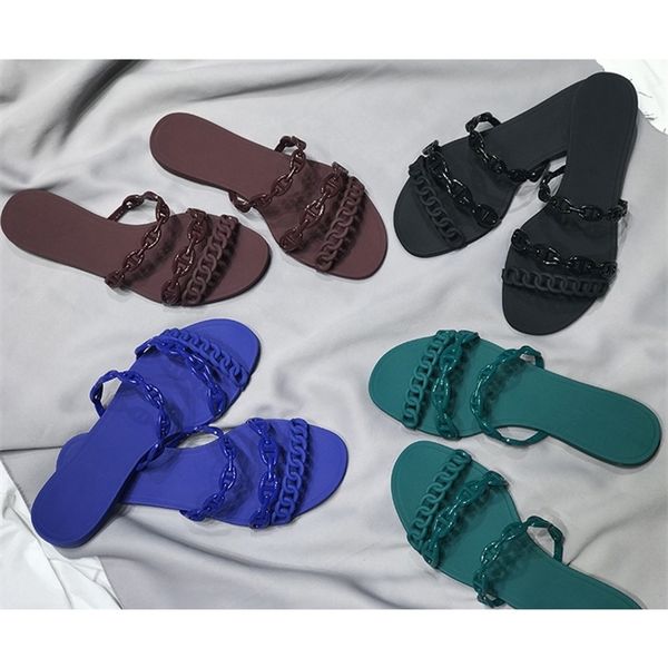 with low discount designer slippers candy color open toe waterproof flip flop runway design flat slippers women pvc leather shoes, Black
with low discount designer slippers candy color open toe waterproof flip flop runway design flat slippers women pvc leather shoes, Black
