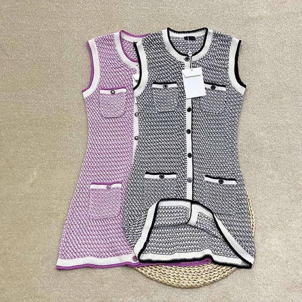 311 2022 spring summer brand same style kint dress ice sleeveless kint dress pullover sweater panelled crew neck kint dress xue, Black
311 2022 spring summer brand same style kint dress ice sleeveless kint dress pullover sweater panelled crew neck kint dress xue, Black