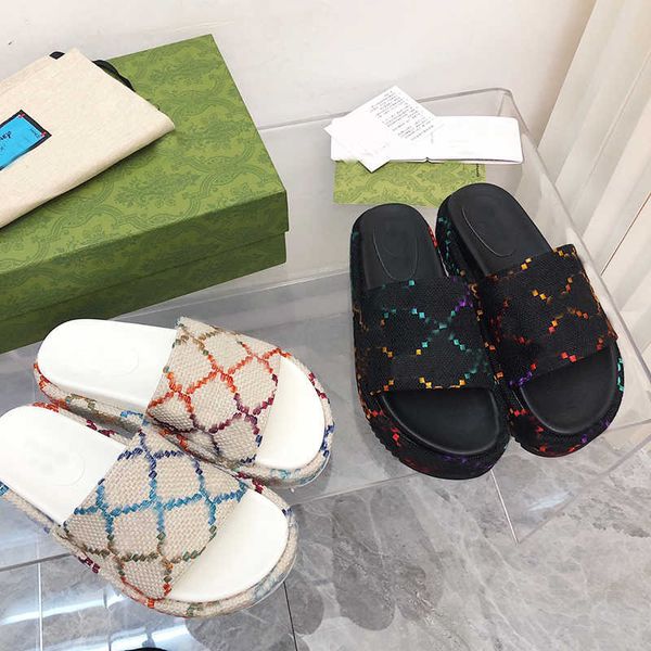 women's platform slide slipper designer sandals lady flip flops thick bottoms fashion summer beach shoes with box, Black
women's platform slide slipper designer sandals lady flip flops thick bottoms fashion summer beach shoes with box, Black