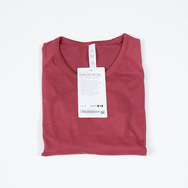 classic brand lulu high elastics t shirts yoga shirt long sleeve quick dry breathable workout push-up gym t-shirt fitness tees lu tshirts p, White
classic brand lulu high elastics t shirts yoga shirt long sleeve quick dry breathable workout push-up gym t-shirt fitness tees lu tshirts p, White