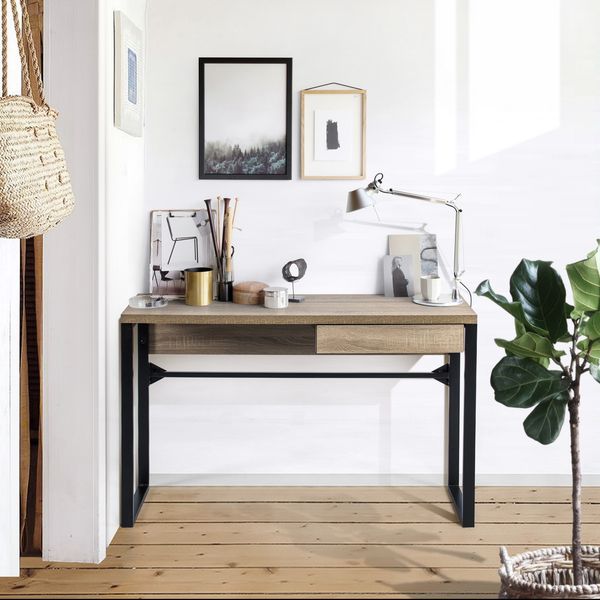 office furniture computer desk with 1 drawer 47 inch rustic home writing desk for small spaces
office furniture computer desk with 1 drawer 47 inch rustic home writing desk for small spaces