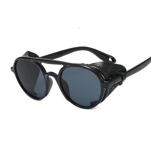 new steampunk sunglasses man woman vintage brand sun glasses male female leather design retro punk, White;black
new steampunk sunglasses man woman vintage brand sun glasses male female leather design retro punk, White;black